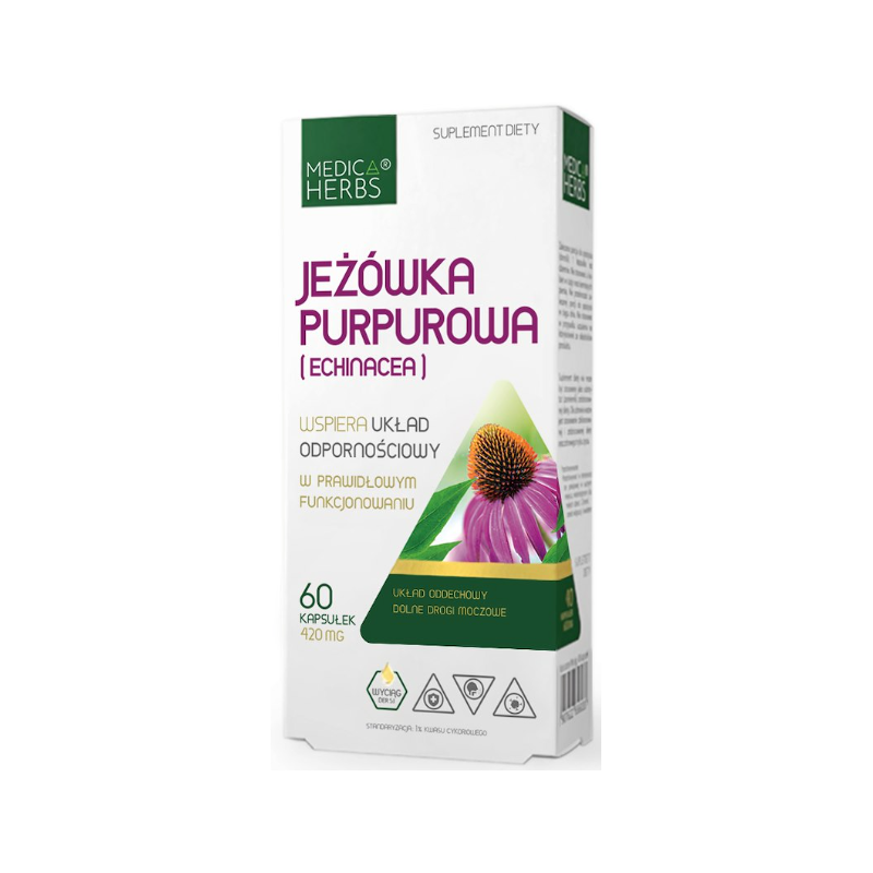 Medica Herbs JEŻÓWKA PURPUROWA Echinacea wsparcie ODPORNOŚĆ