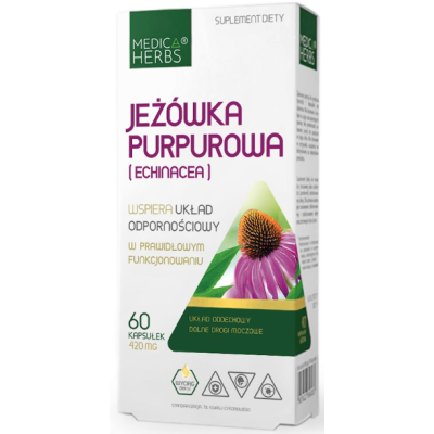 Medica Herbs JEŻÓWKA PURPUROWA Echinacea wsparcie ODPORNOŚĆ