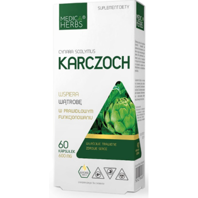 Medica Herbs KARCZOCH wsparcie WĄTROBA TRAWIENIE