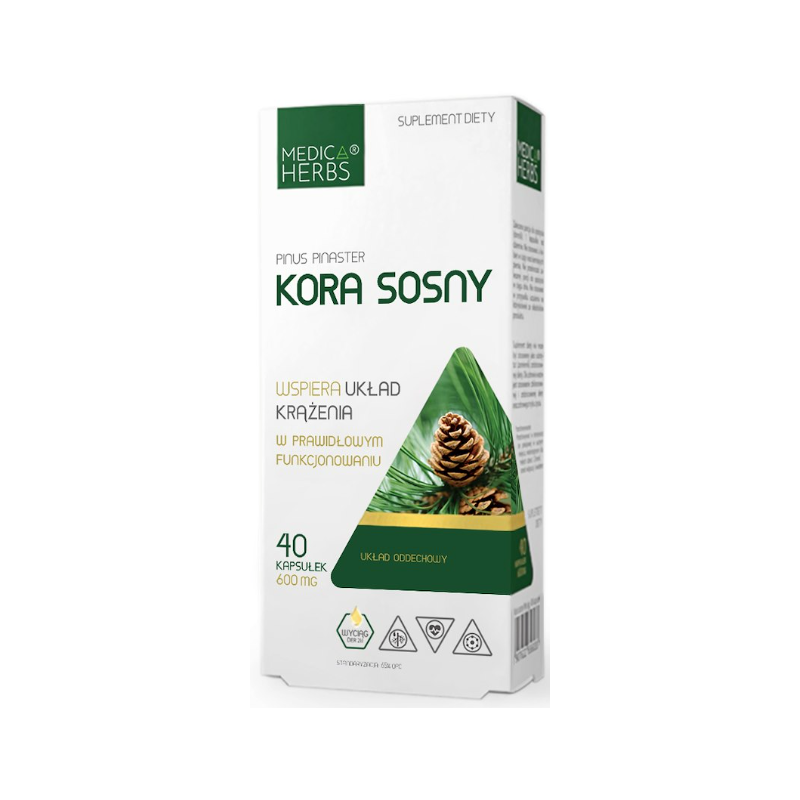 Medica Herbs KORA SOSNY wsparcie KRĄŻENIE MIKROKRĄŻENIE
