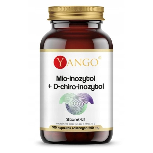 Yango MIO-INOZYTOL + D-chiro-inozytol 100kaps wsparcie