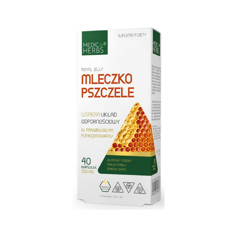 Medica Herbs MLECZKO PSZCZELE wsparcie ODPORNOŚĆ 300 MG 40