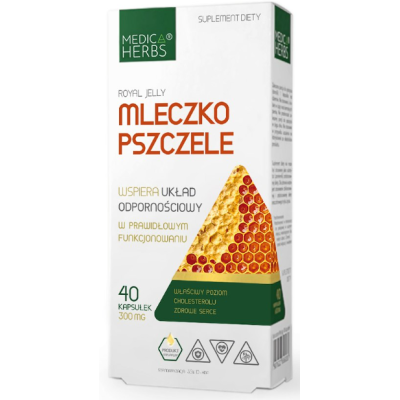 Medica Herbs MLECZKO PSZCZELE wsparcie ODPORNOŚĆ 300 MG 40