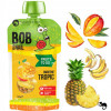 BOBSNAIL MUS bez CUKRU smoothie TROPIKALNY MANGO BANAN ANANAS 120Gx12 1,4KG