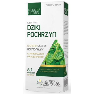 Medica Herbs DZIKI POCHRZYN  wsparcie MENOPAUZA  500Mg