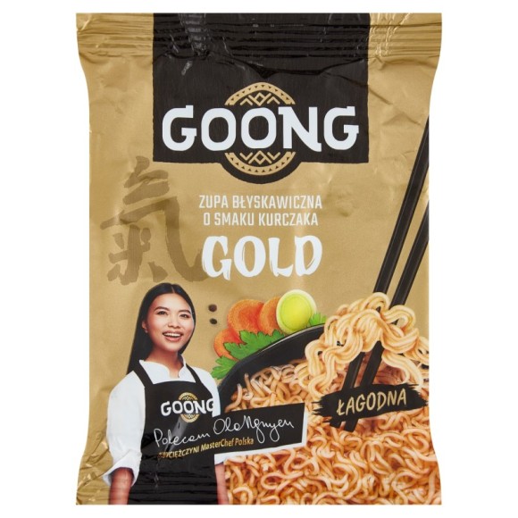 GOONG ZUPA BŁYSKAWICZNA zupka chińska - KURCZAK GOLD 65g