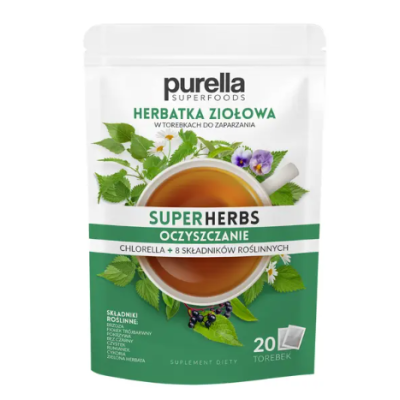 PURELLA SUPERHERBS herbata OCZYSZCZANIE Brzoza Czystek