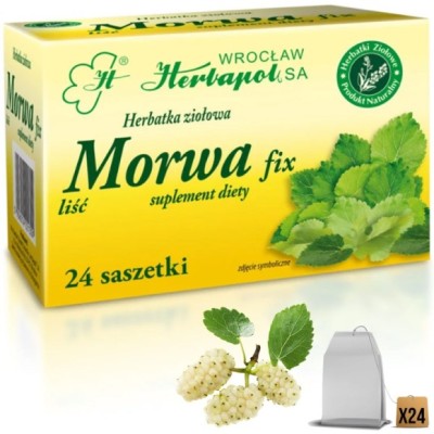 Herbapol ZIOŁA HERBATA W SASZETKACH MORWA BIAŁA LIŚĆ fix