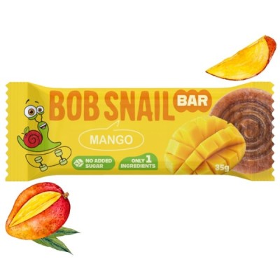 BOB SNAIL baton owocowy MANGO bez cukru 35g