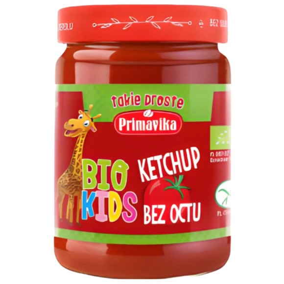 Primavika BIO KETCHUP DLA DZIECI  BEZ OCTU BEZ CUKRU 315g