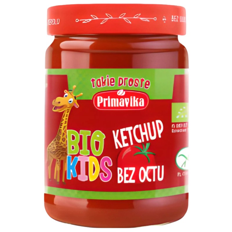 Primavika BIO KETCHUP DLA DZIECI  BEZ OCTU BEZ CUKRU 315g