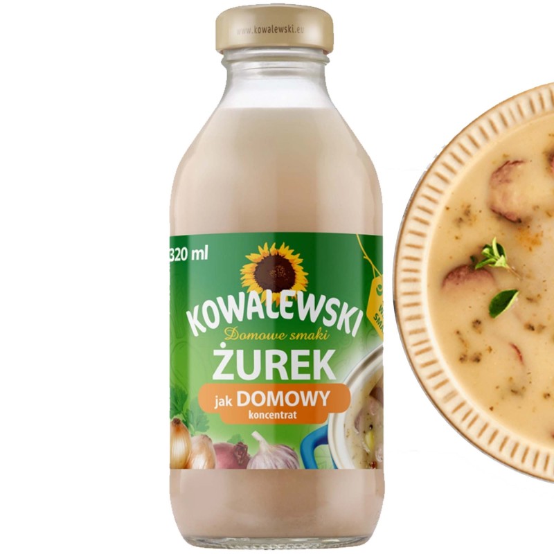 Kowalewski ŻUREK DOMOWY WYDAJNY KONCENTRAT ŻURKU 320ml