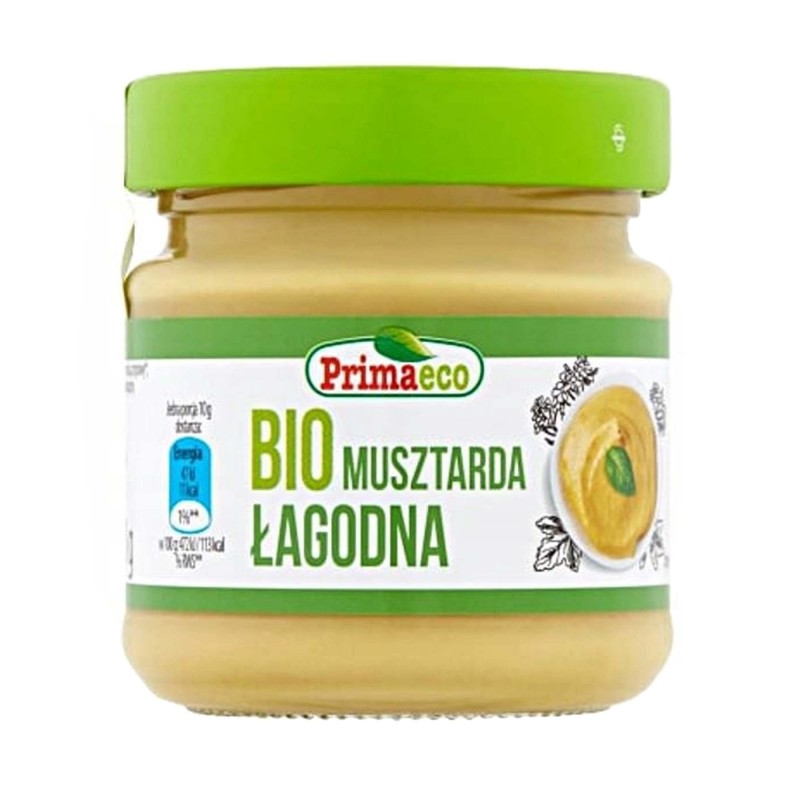Primavika Primaeco BIO MUSZTARDA ŁAGODNA 170g ekologiczna