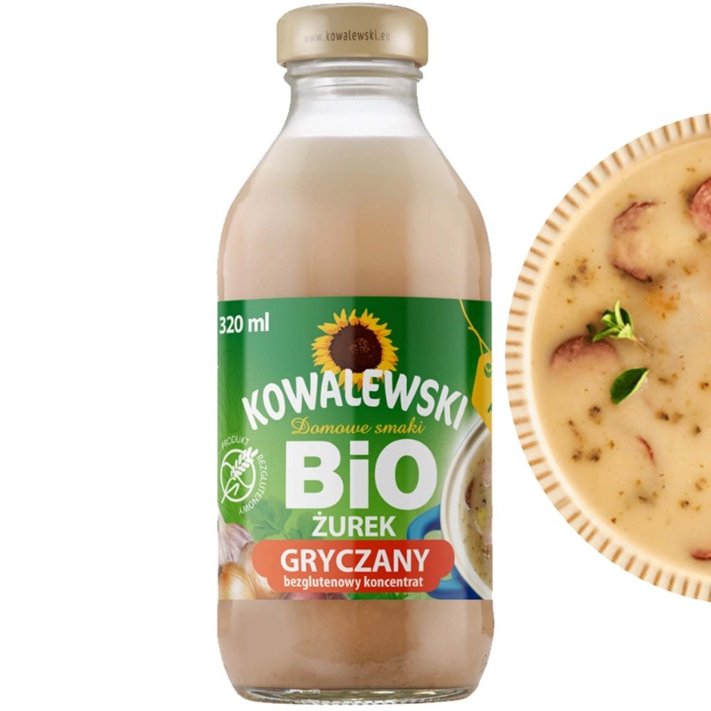 Kowalewski BIO ŻUREK GRYCZANY BEZGLUTENOWY KONCENTRAT żurku