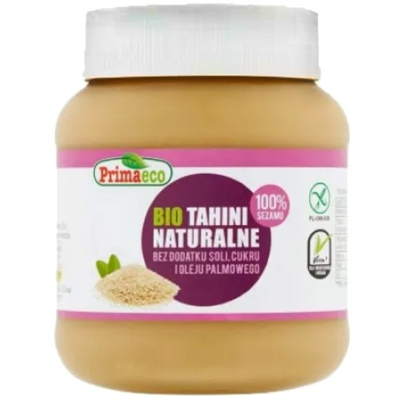 Primavika Primaeco BIO TAHINI NATURALNE 350g słoik