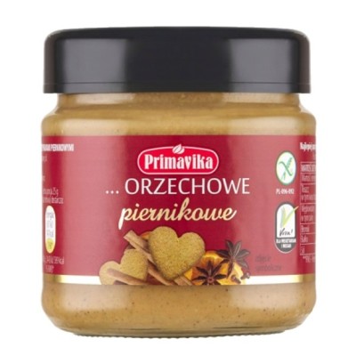 Primavika krem orzechowy PASTA ORZECHOWA PIERNIKOWA