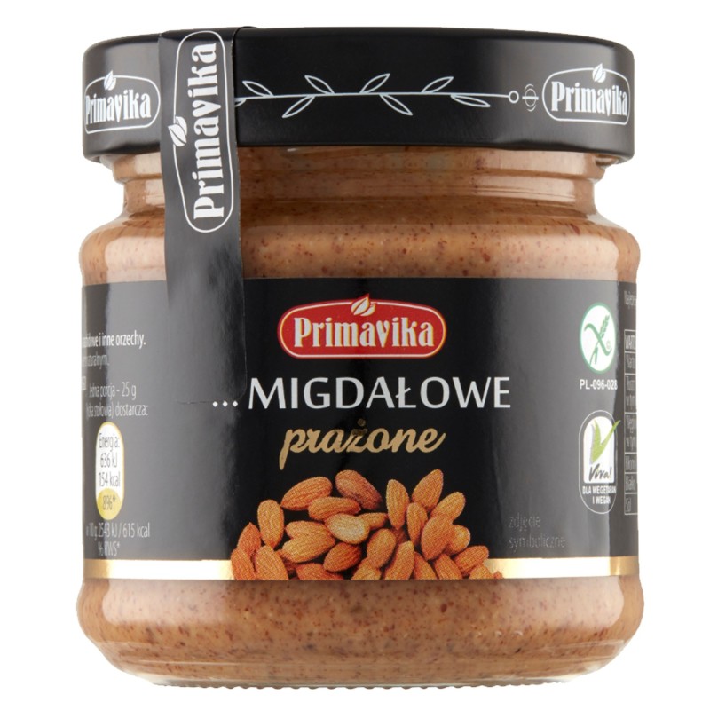 Primavika PASTA MIGDAŁOWA PRAŻONE migdały krem z migdałów
