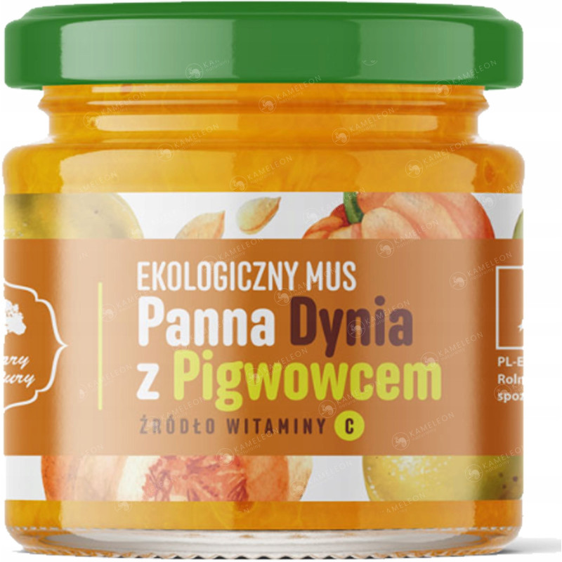 eko MUS OWOCOWY Pan PIGWOWIEC RÓŻA DYNIA NAGIETEK mix smaków 4 x 200G DARY