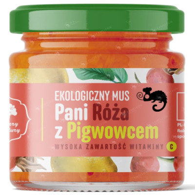 EKOLOGICZNY eko MUS OWOCOWY PANI RÓŻA Z PIGWOWCEM Pigwowiec 200g DARYNATURY