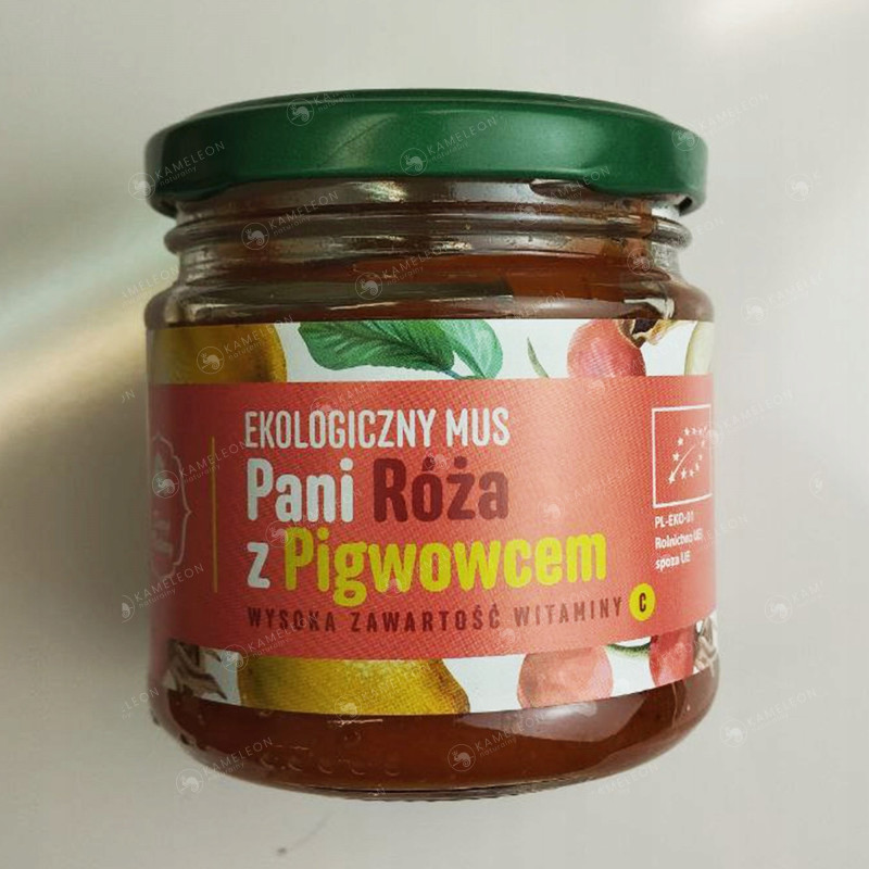 EKOLOGICZNY eko MUS OWOCOWY PANI RÓŻA Z PIGWOWCEM Pigwowiec 200g DARYNATURY