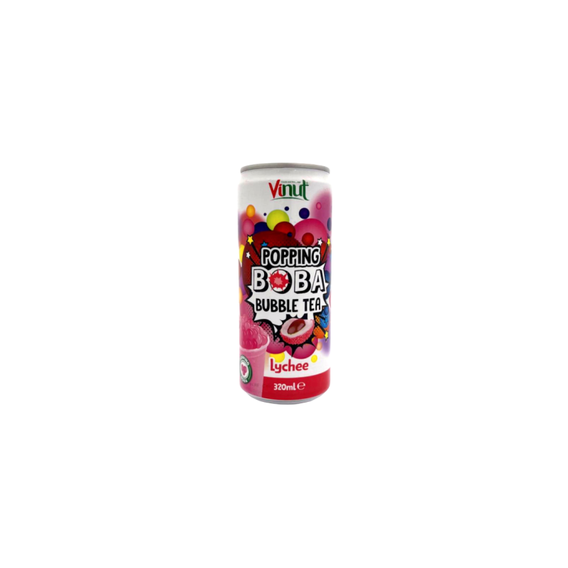 Vinut NAPÓJ POPPING BOBA BUBBLE TEA LYCHEE 320ml napój smak