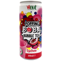 Vinut NAPÓJ POPPING BOBA BUBBLE TEA LYCHEE 320ml napój smak