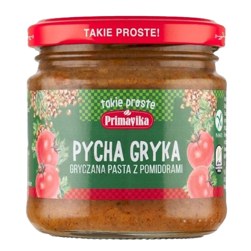 Primavika PYCHA GRYKA GRYCZANA PASTA Z POMIDORAMI