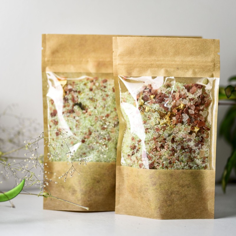KAMELEON KULINARNY sól do kąpieli ŚWIĄTECZNA 200g pięknie