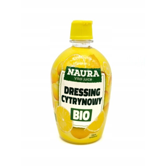 Naura Dressing CYTRYNOWY 200ml SOK Z CYTRYNY cytryna