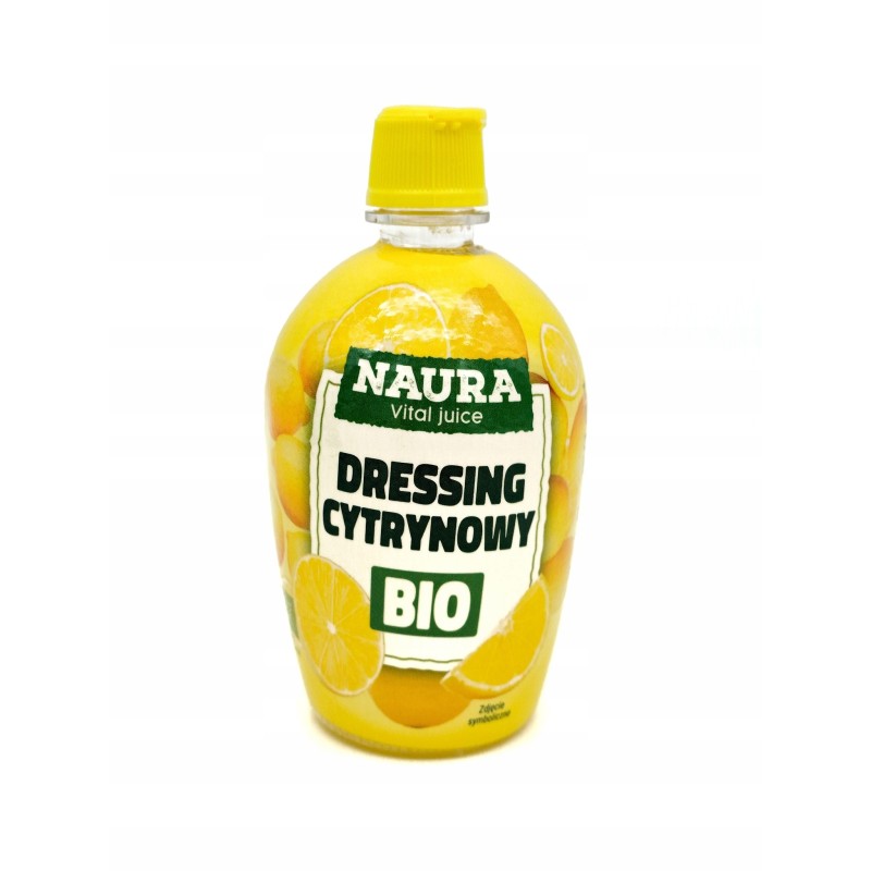 Naura Dressing CYTRYNOWY 200ml SOK Z CYTRYNY cytryna