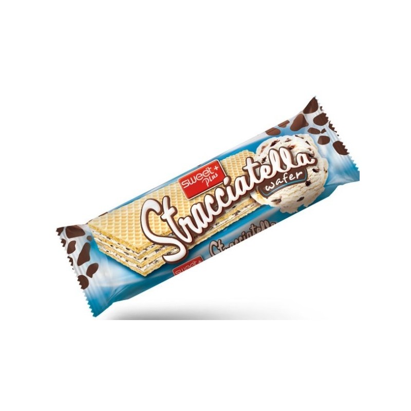 Sweet Plus WAFELEK STRACCIATELLA słodka przekąska 32g