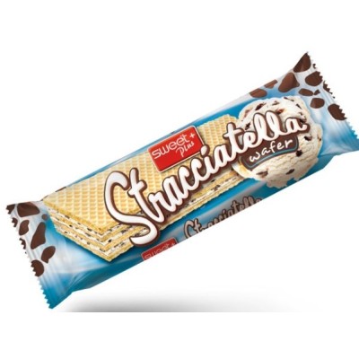 Sweet Plus WAFELEK STRACCIATELLA słodka przekąska 32g