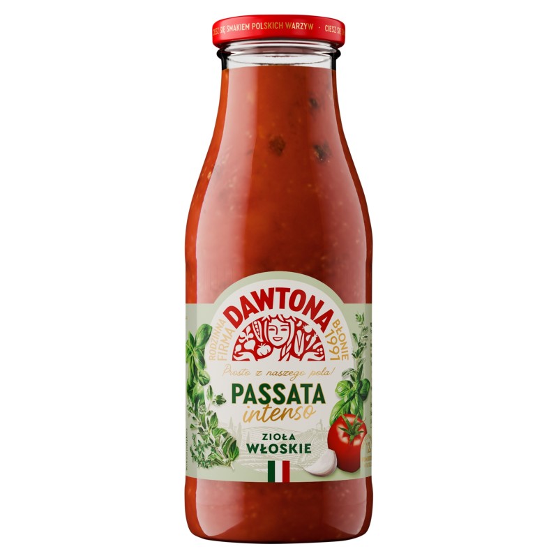 PASSATA INTENSO ZIOŁ WŁOSKIE POMIDORY Bazylia Oregano