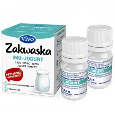 Jogurt domowy VIVO ZAKWASKA IMU JOGURT kultury bakterii 2