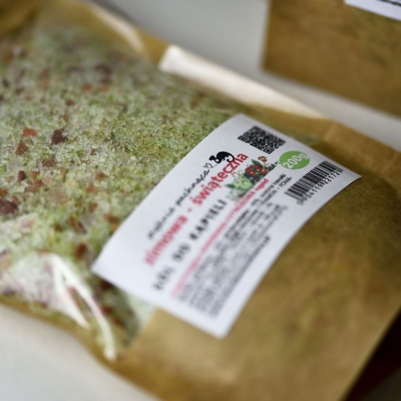 KAMELEON KULINARNY sól do kąpieli ŚWIĄTECZNA 200g pięknie