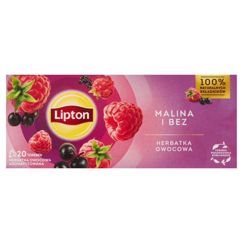 Lipton HERBATA OWOCOWA AROMATYZOWANA ekspresowa MALINA I