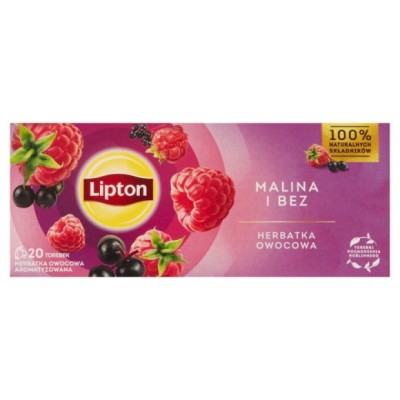 Lipton HERBATA OWOCOWA AROMATYZOWANA ekspresowa MALINA I