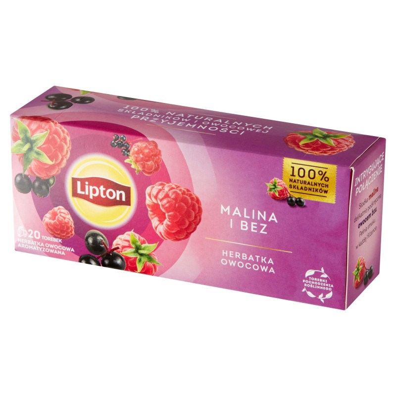 Lipton HERBATA OWOCOWA AROMATYZOWANA ekspresowa MALINA I