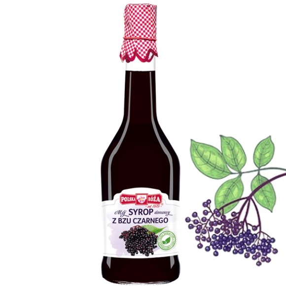 Polska Róża SYROP Z BZU CZARNEGO 500ml