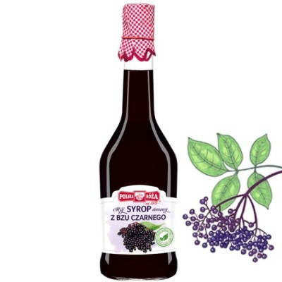 Polska Róża SYROP Z BZU CZARNEGO 500ml