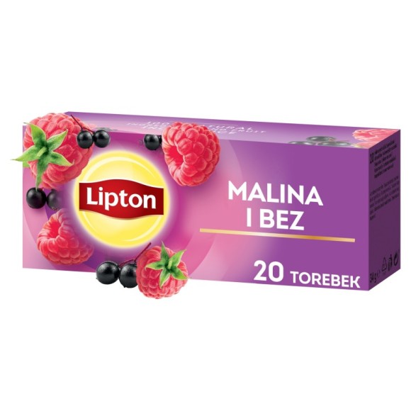 Lipton HERBATA OWOCOWA AROMATYZOWANA ekspresowa MALINA I