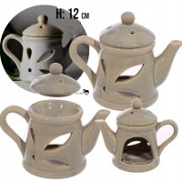 KOMINEK CERAMICZNY Z POKRYWĄ na OLEJKI ETERYCZNE wosk