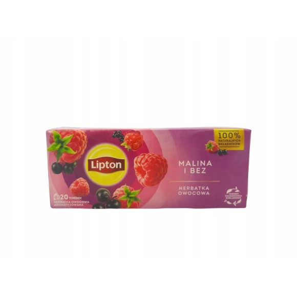 Lipton HERBATA OWOCOWA AROMATYZOWANA ekspresowa MALINA I