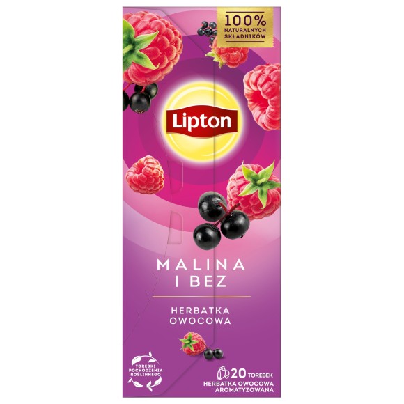 Lipton HERBATA OWOCOWA AROMATYZOWANA ekspresowa MALINA I