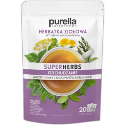 PURELLA SUPERHERBS herbata ODCHUDZANIE Pokrzywa Skrzyp