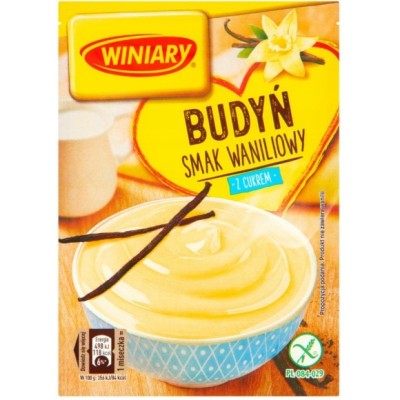 Winiary BUDYŃ WANILIOWY z cukrem smak wanilia 60g