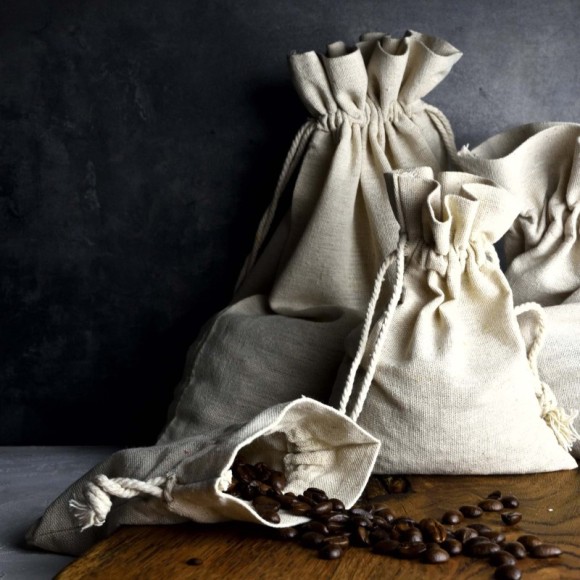 KAMELEON KULINARNY WOREK BAWEŁNIANY tekstylny a la LNIANY