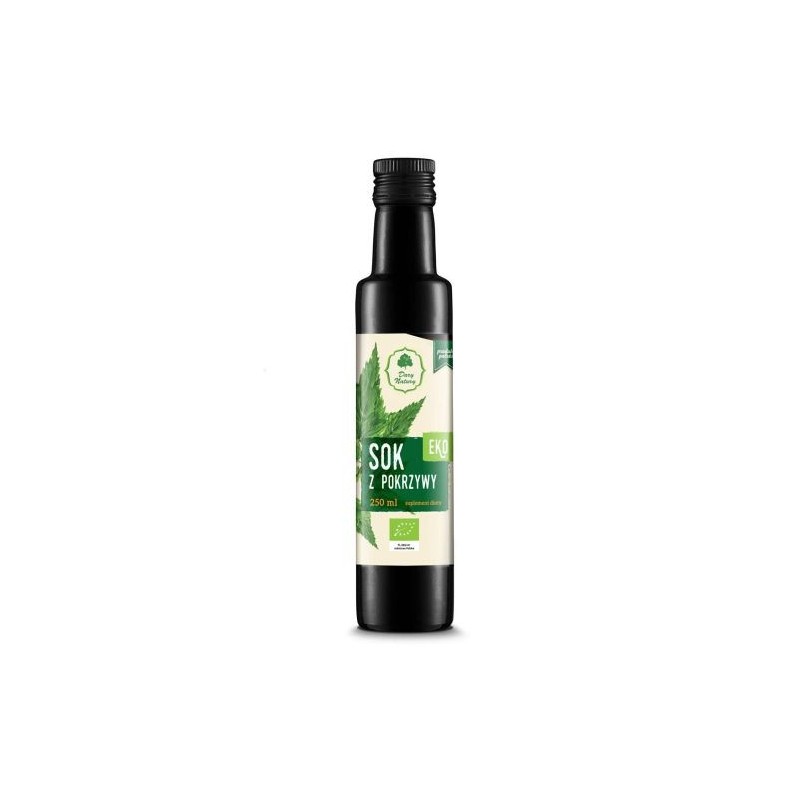 Dary Natury SOK Z POKRZYWY eko 250ml wsparcie ANEMIA SKÓRA
