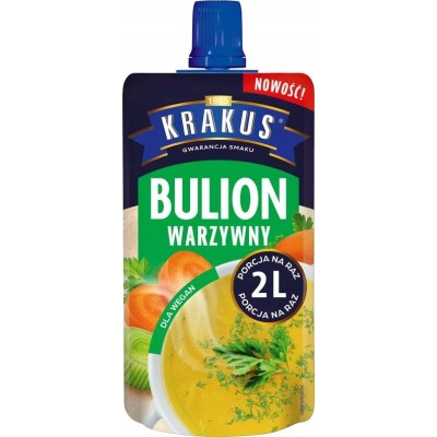KRAKUS BULION WARZYWNY W PŁYNIE wolnogotowany na 2L 100G