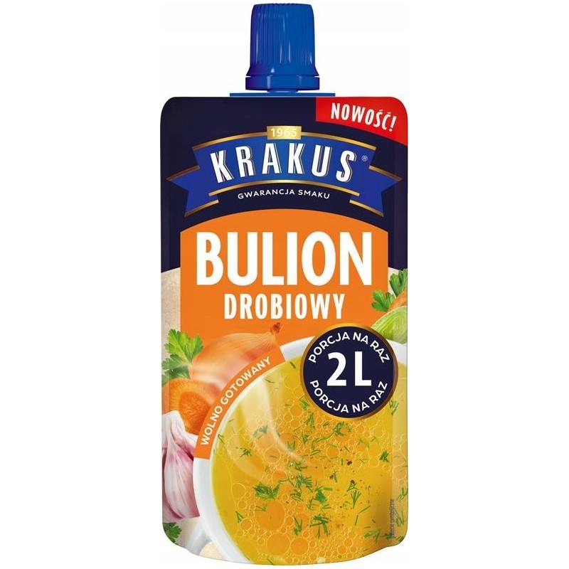 KRAKUS BULION DROBIOWY W PŁYNIE wolnogotowany na 2L 100G